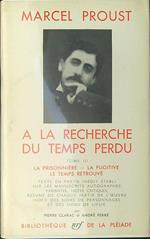 A la recherche du temps perdu III
