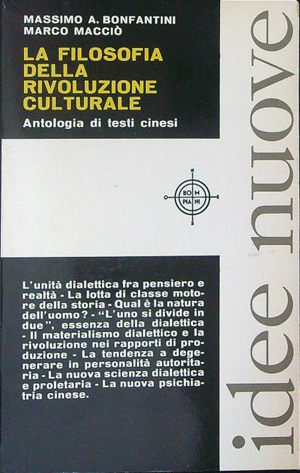 La  filosofia della rivoluzione culturale - M. A. Bonfantini - copertina