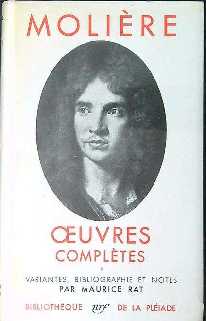 Oeuvres completes I - Moliere - copertina