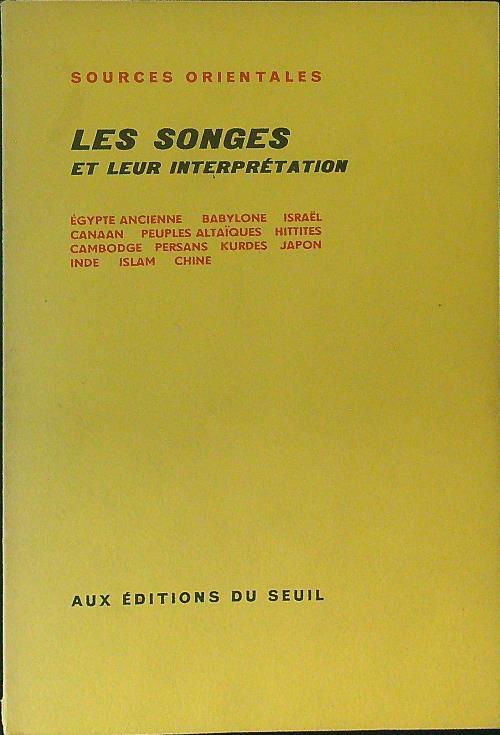 Les  songes et leur interpretation - copertina