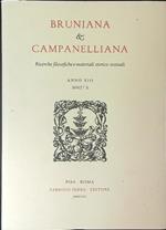 Bruniana & Campanelliana Anno XIII 2007 / 2