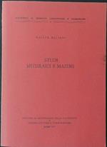 Studi mithraici e mazdei