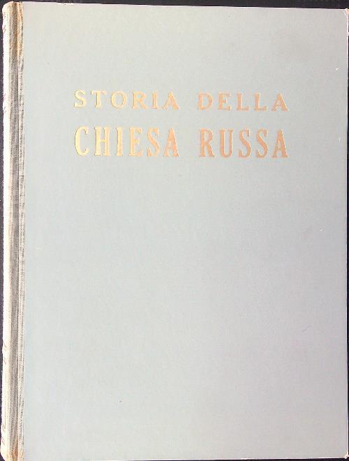 Storia della chiesa Russa - A. M. Ammann - copertina
