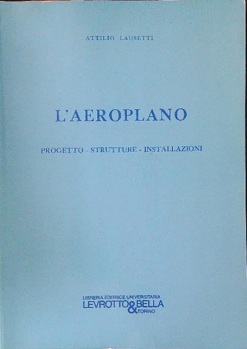 L' aeroplano - Attilio Lausetti - copertina