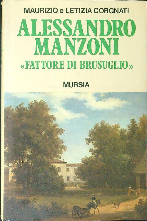Alessandro Manzoni - M. Corgnati - copertina