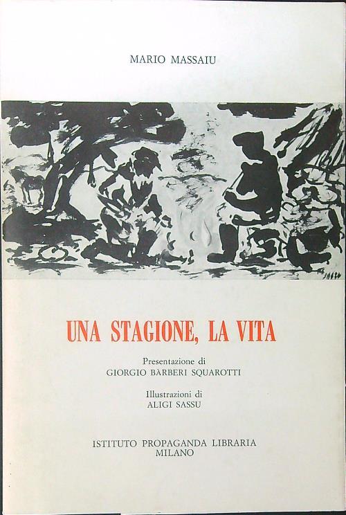 Una  stagione, la vita - Mario Massaiu - copertina