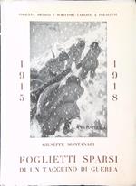 Foglietti sparsi di un taccuino di guerra