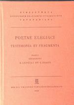 Poetae elegiaci Testimonia et fragmenta Pars 1