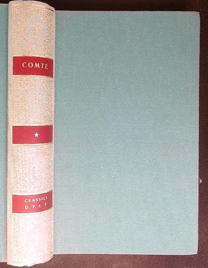 Corso di filosofia positiva I - Auguste Comte - copertina