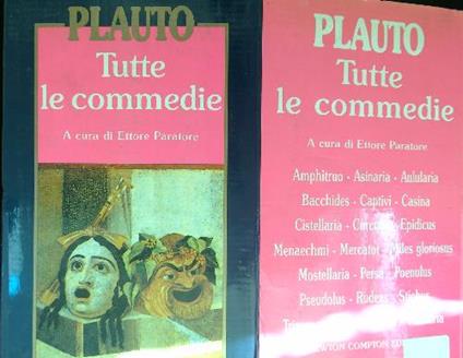 Tutte le commedie 5 vv - Plauto - copertina