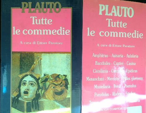 Tutte le commedie 5 vv - Plauto - copertina