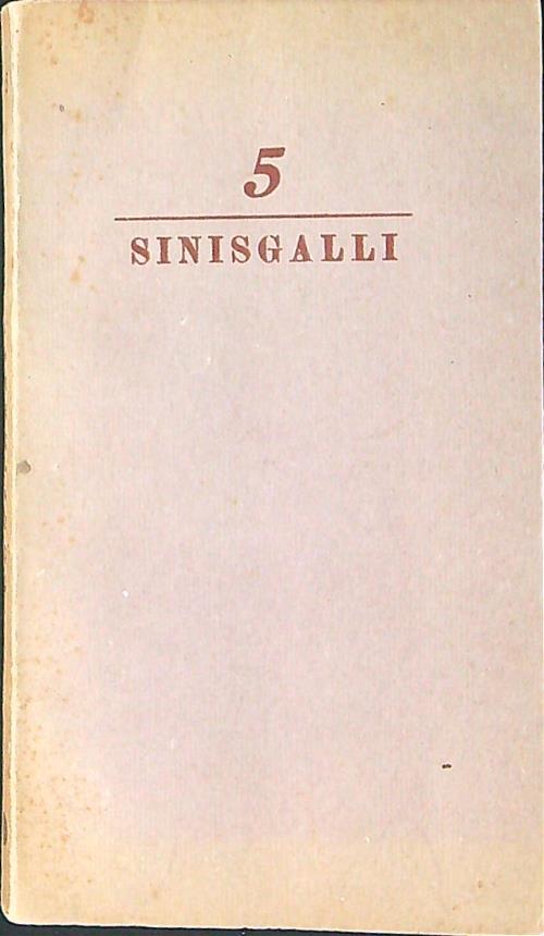 Confidenze 5 Sinisgalli - Leonardo Sinisgalli - copertina