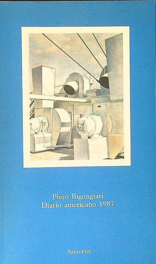 Diario americano 1987 - Piero Bigongiari - copertina