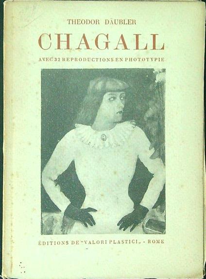 Chagall - Theodor Daubler - copertina