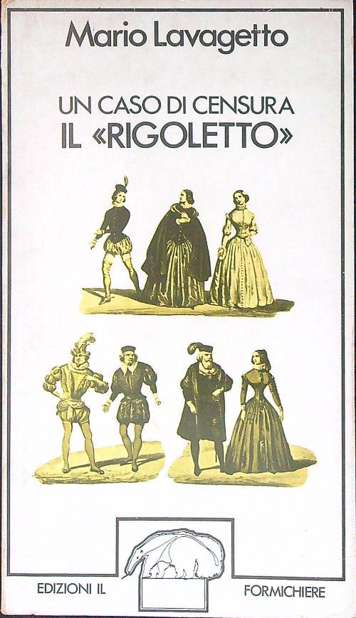Un  caso di censura Il rigoletto - Mario Lavagetto - copertina