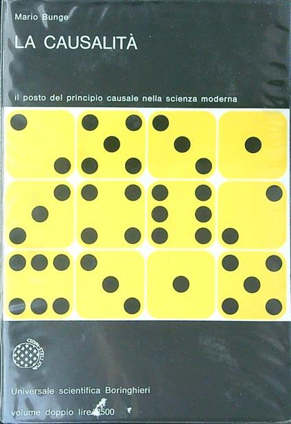 La  causalità - Mario Bunge - copertina