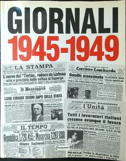 Giornali 1945 - 1949 - copertina