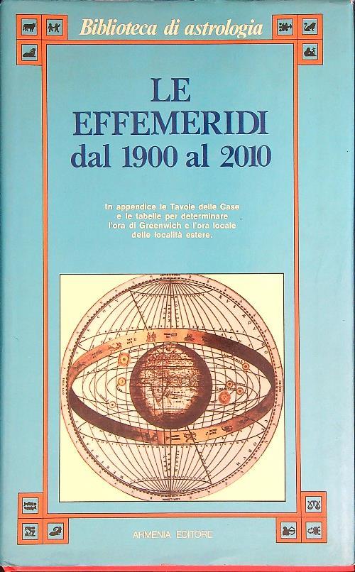 Le effemeridi dal 1900 al 2010 - copertina