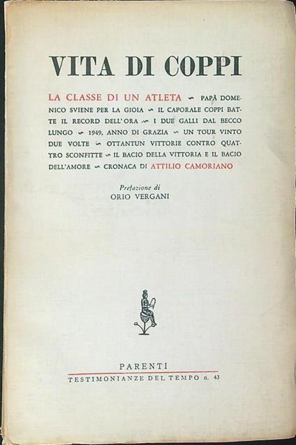 Vita di Coppi - aa.v.v - copertina