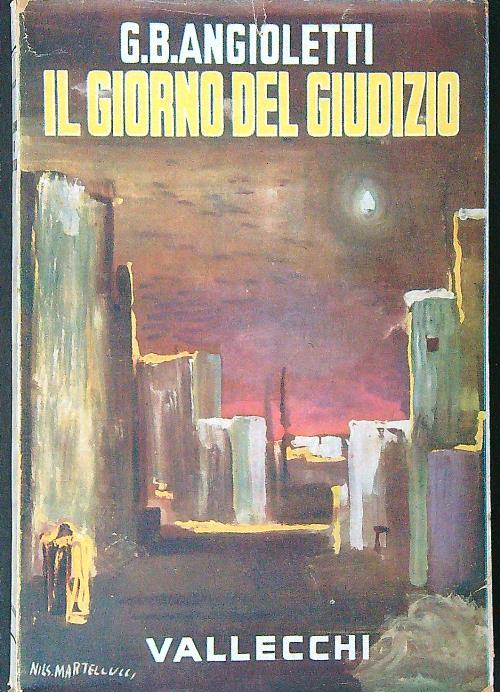 Il  giorno del giudizio - G. B. Angioletti - copertina