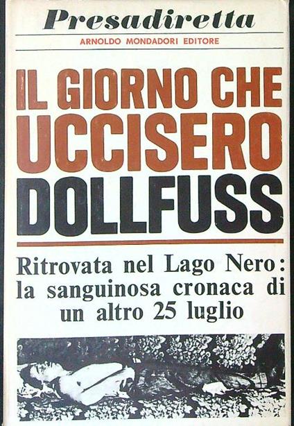 Il  giorno che uccisero Dollfuss - copertina