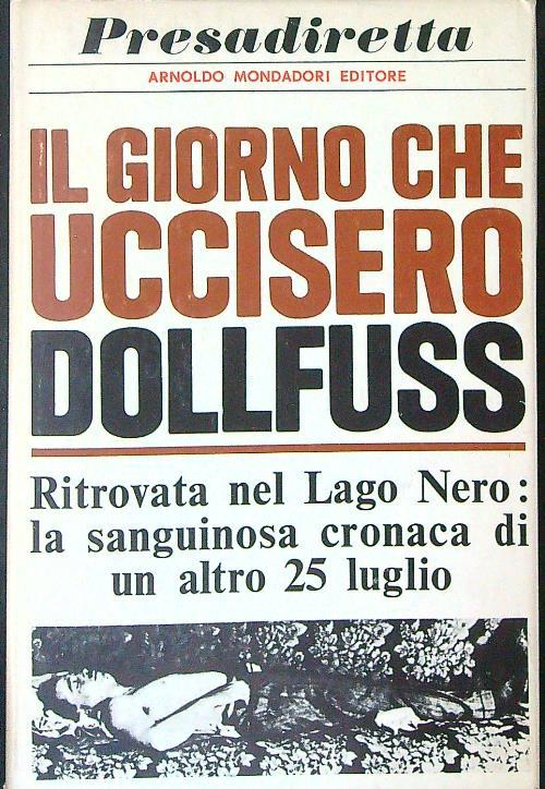 Il  giorno che uccisero Dollfuss - copertina