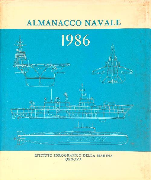 Almanacco navale 1986 - copertina
