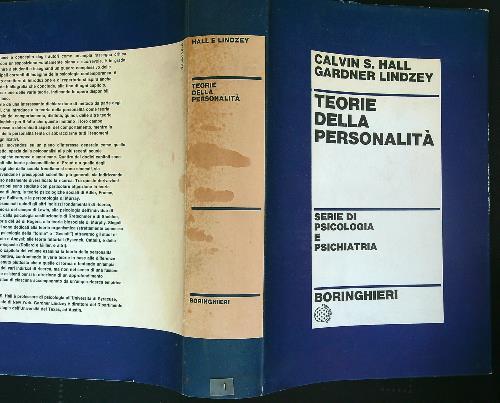 teorie della personalità - Calvin Hall,Gardner Lindzey - copertina