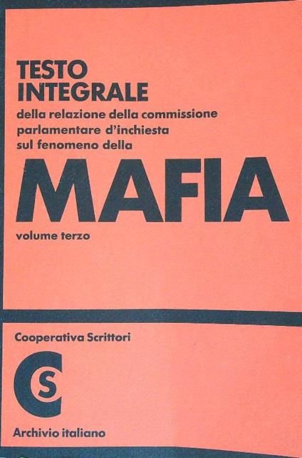 Mafia. 3vv - copertina