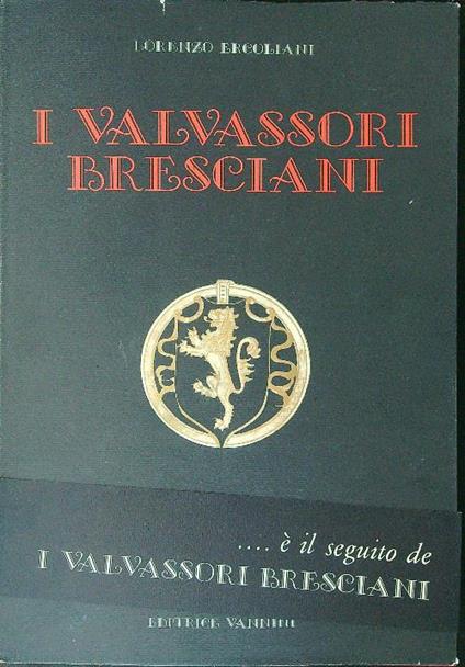 I  Valvassori Bresciani - Lorenzo Ercoliani - copertina