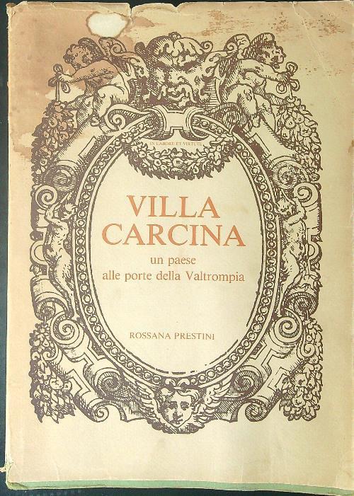 Villa Carcina - Rossana Prestini - copertina