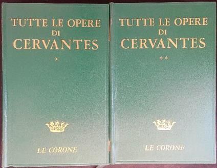 Tutte le opere di Cervantes 2 vv - Cervantes - copertina