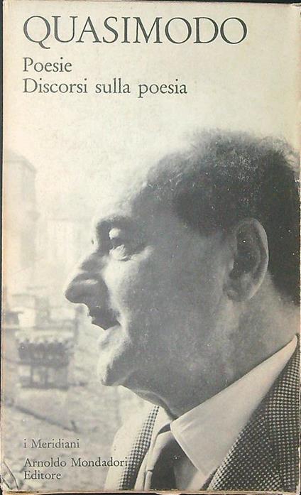 Poesie Discorsi sulla poesia - Quasimodo - copertina