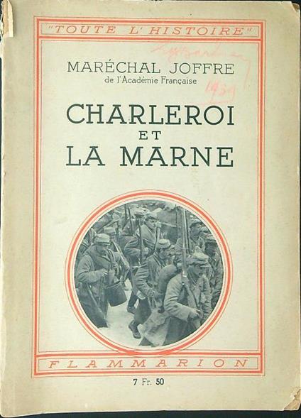Charleroi et La Marne - Marechal Joffre - copertina