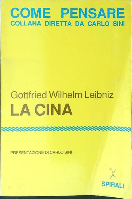 La  Cina - Gottfried Wilhelm Leibnix - copertina
