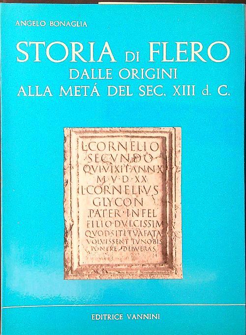 Storia di Flero  - Angelo Bonaglia - copertina