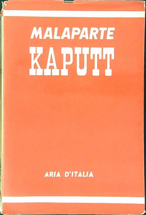 Kaputt - Curzio Malaparte - copertina