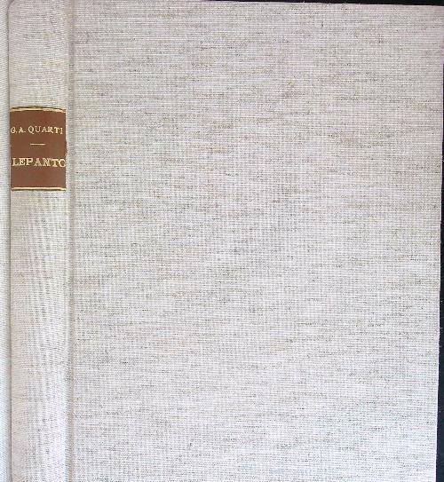 Lepanto - Guido Antonio Quarti - copertina