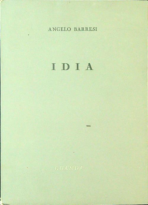 Idia - Angelo Barresi - copertina