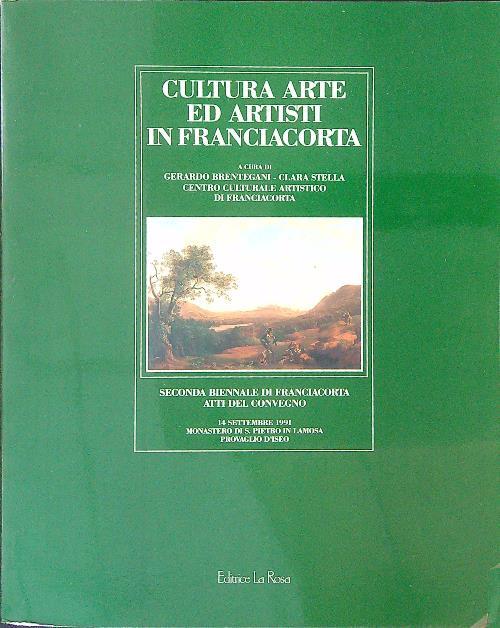 Cultura arte ed artisti in Franciacorta - copertina