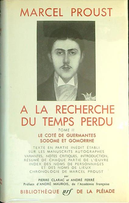 A la recherche du temps perdu II - Marcel Proust - copertina