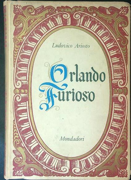Orlando Furioso - Ludovico Ariosto - copertina