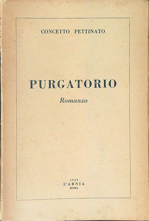 Purgatorio - Concetto Pettinato - copertina