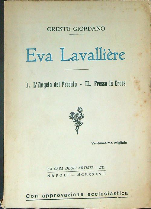 Eva Lavalliere - Oreste Giordano - copertina