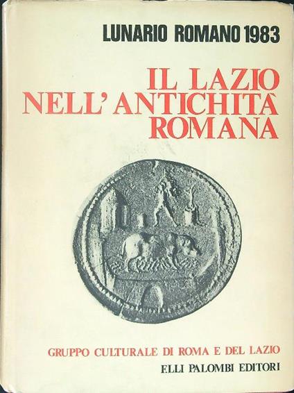 Il  Lazio nell'antichità Romana - copertina