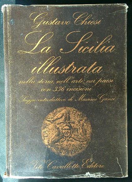 La  Sicilia illustrata - Gustavo Chiesi - copertina