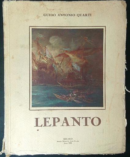 Lepanto - Guido Antonio Quarti - copertina