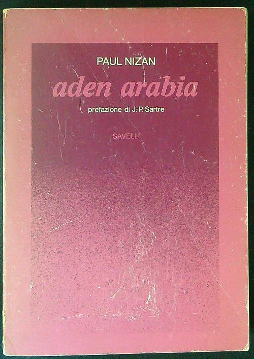 Aden Arabia - Paul Nizan - copertina