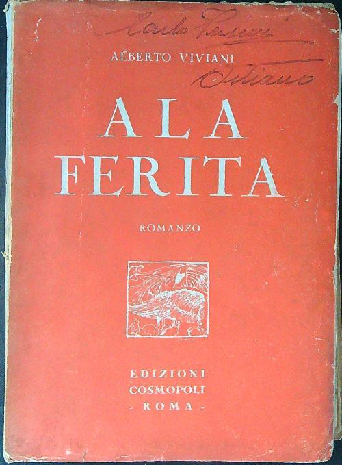 Ala ferita - Alberto Viviana - copertina