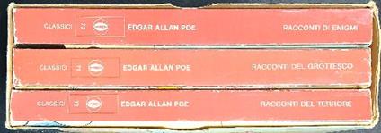 Racconti del terrore-Racconti del grottesco-Racconti di enigmi - Edgar Poe - copertina